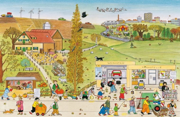 Jesień na ulicy Czereśniowej