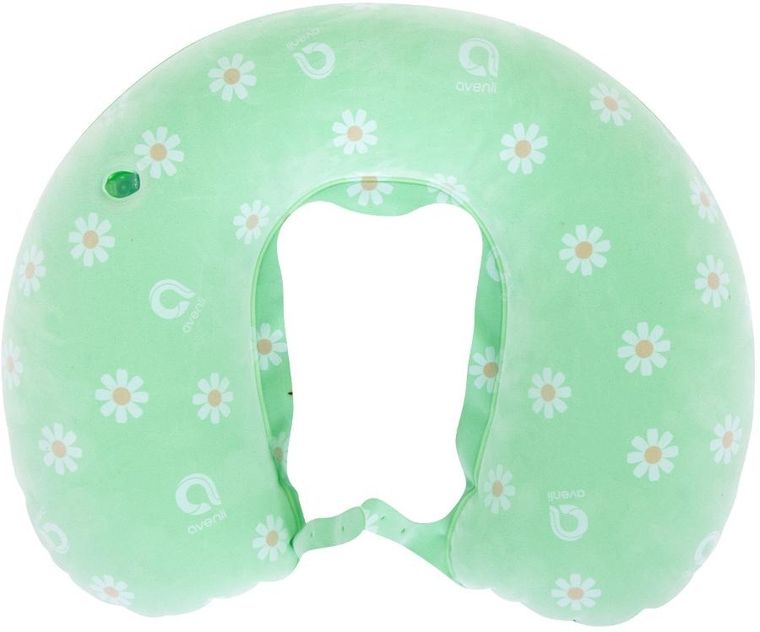 Jilong, poduszka podróżna, zagłówek, flokowana, rumianek, 53-34,5 cm, 23004