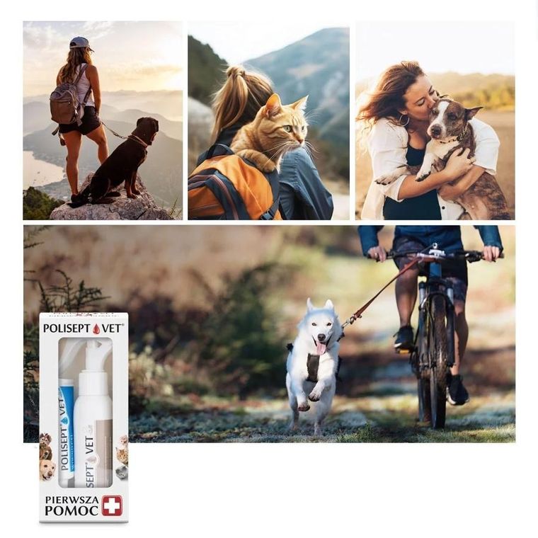 JM Sante, Polisept Vet, maść do gojenia ran dla zwierząt, 100 ml + 30 ml