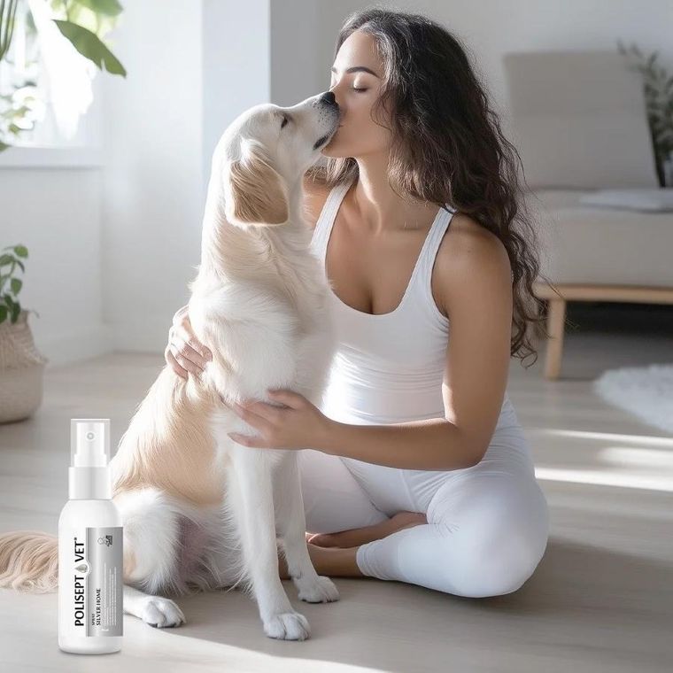 JM Sante, Polisept Vet, Pro Silver, spray do pielęgnacji ran, 50 ml