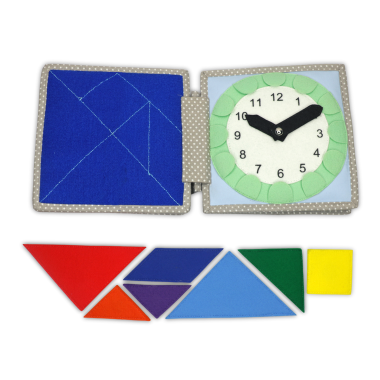 Jolly Designs. Mały Pilot. Książeczka sensoryczno-manipulacyjna