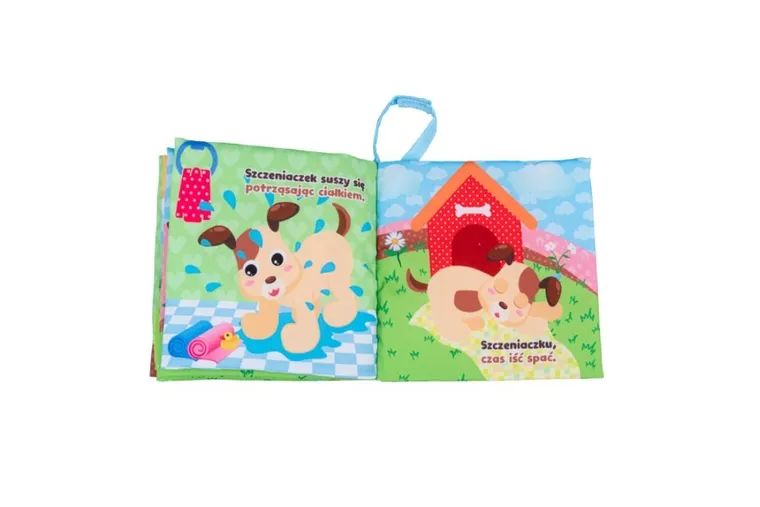 JollyBaby, Dzień szczeniaczka, książeczka sensoryczna