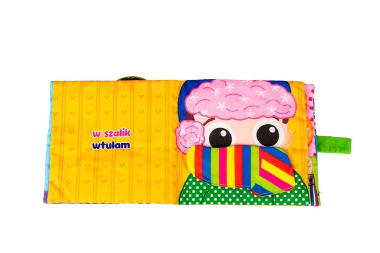 JollyBaby, Odkrywam części ciała, miękka książeczka