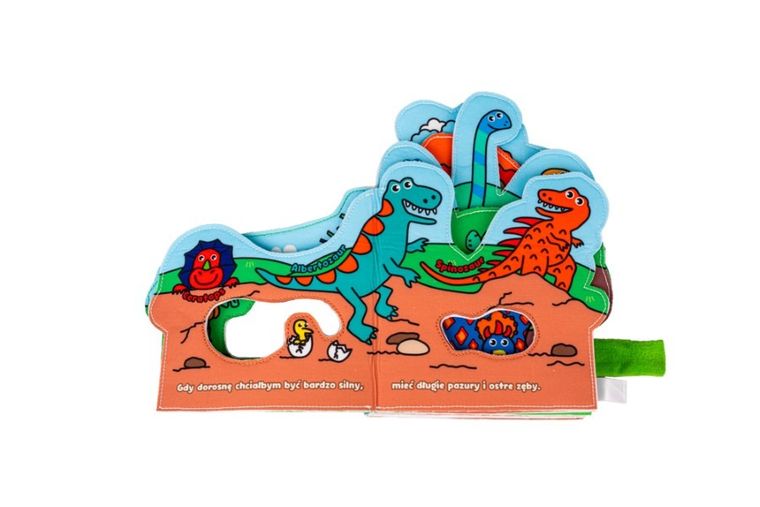 JollyBaby, Świat dinozaurów, pierwsza książeczka