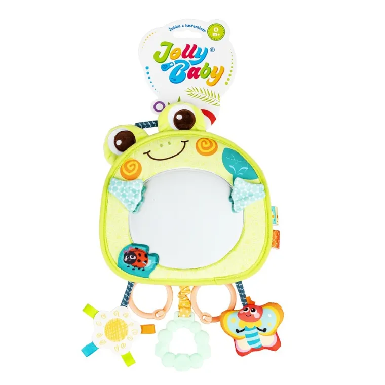 JollyBaby, Żabka z lusterkiem, zabawka sensoryczna