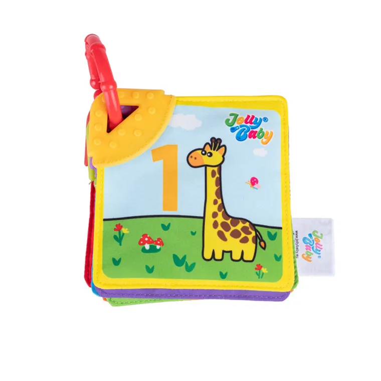 JollyBaby, Zwierzęta, książeczka z gryzakiem