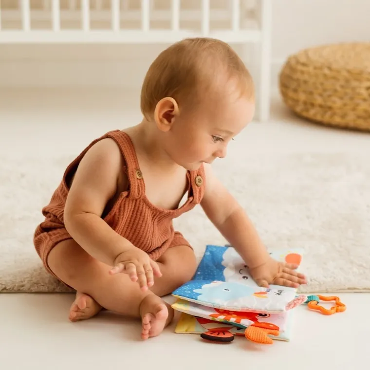 JollyBaby, Zwierzęta z Oceanu, miękka książeczka sensoryczna