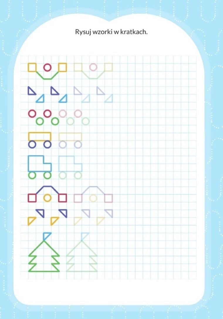 Już woła szkoła! Wzorki. Książeczka edukacyjna