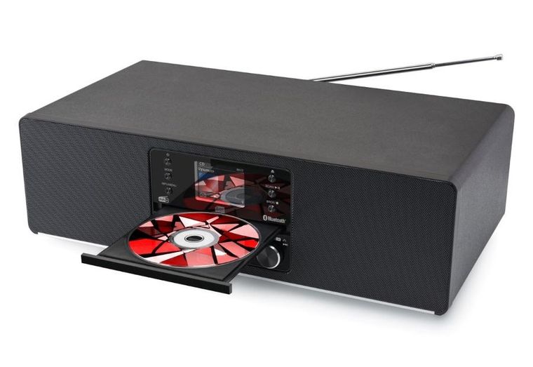 JVC, All In One, mini wieża, radio internetowe, czarne, RD-E984B