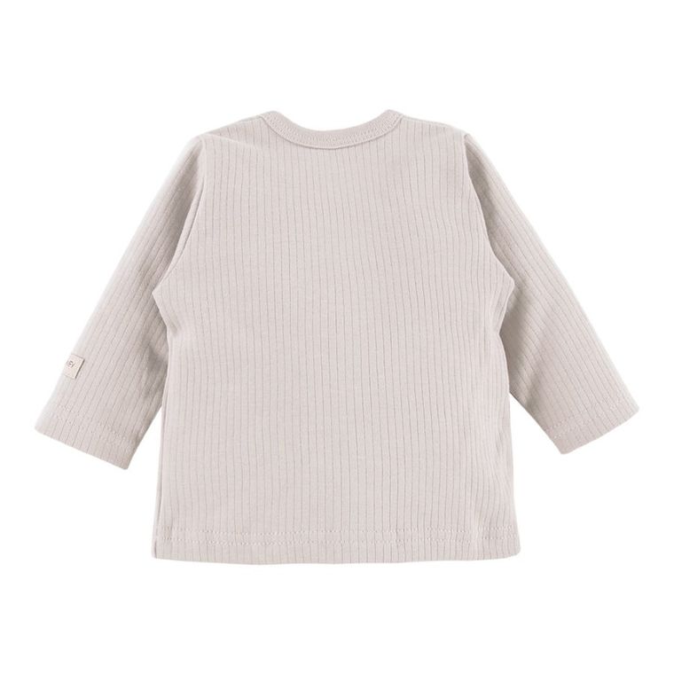 Kaftanik dziecięcy, prążkowany, beżowy, Eevi