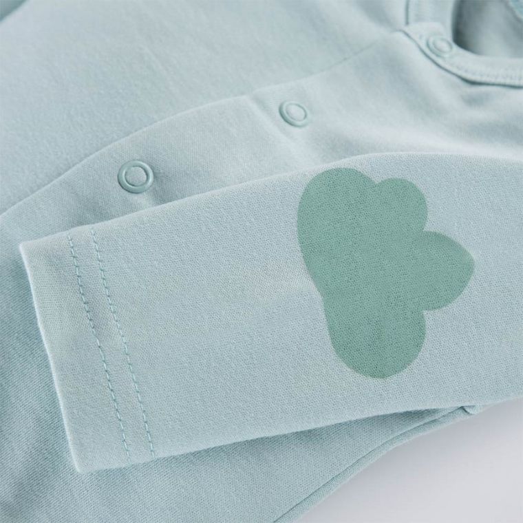 Kaftanik niemowlęcy, miętowy, Eevi