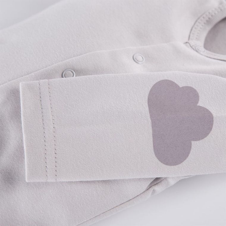 Kaftanik niemowlęcy, szary, Eevi