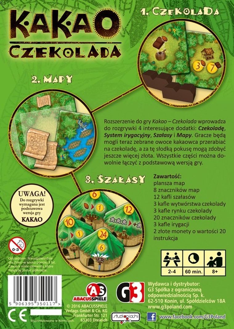 Kakao: Czekolada, dodatek do gry