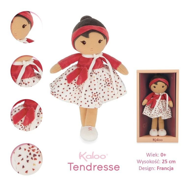 Kaloo, Tendresse, Emilie, miękka lalka w pudełku, 25 cm