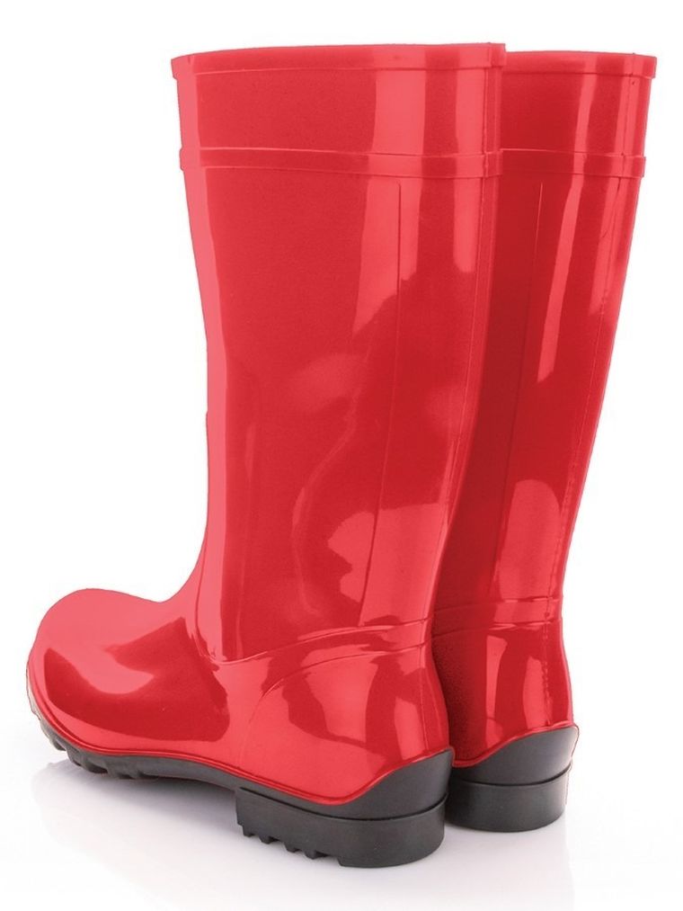 Kalosze damskie, czerwone, Ilse, Lemigo