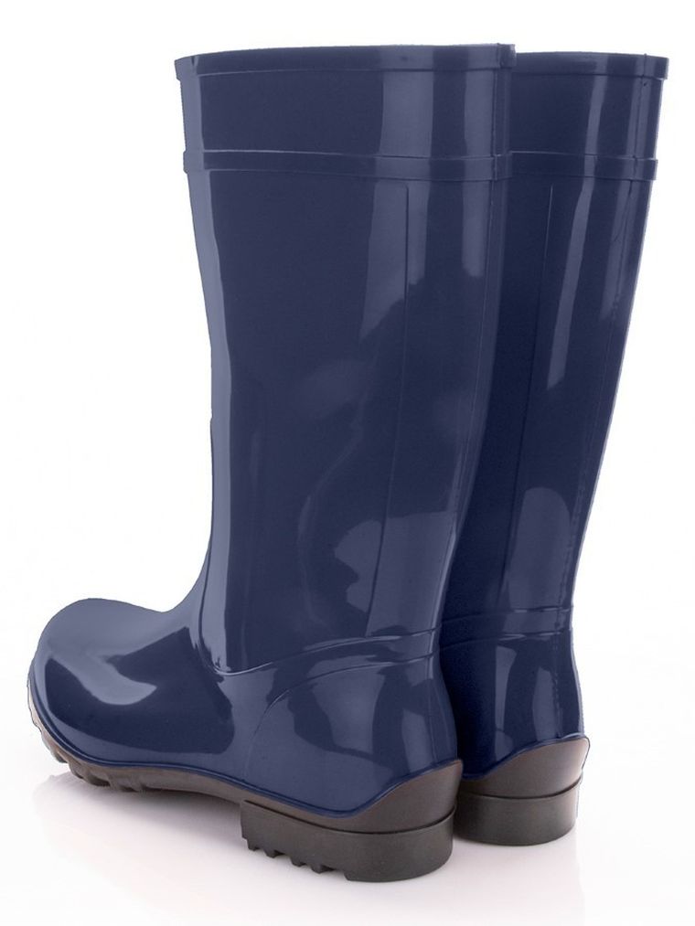 Kalosze damskie, granatowe, Ilse, Lemigo