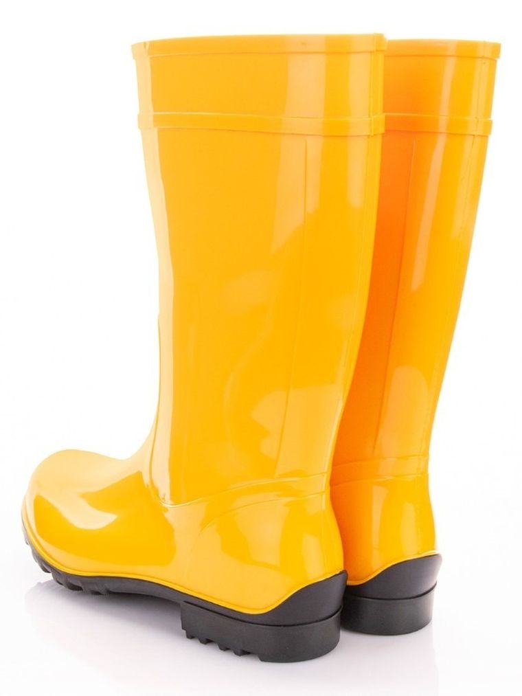 Kalosze damskie, żółte, Ilse, Lemigo
