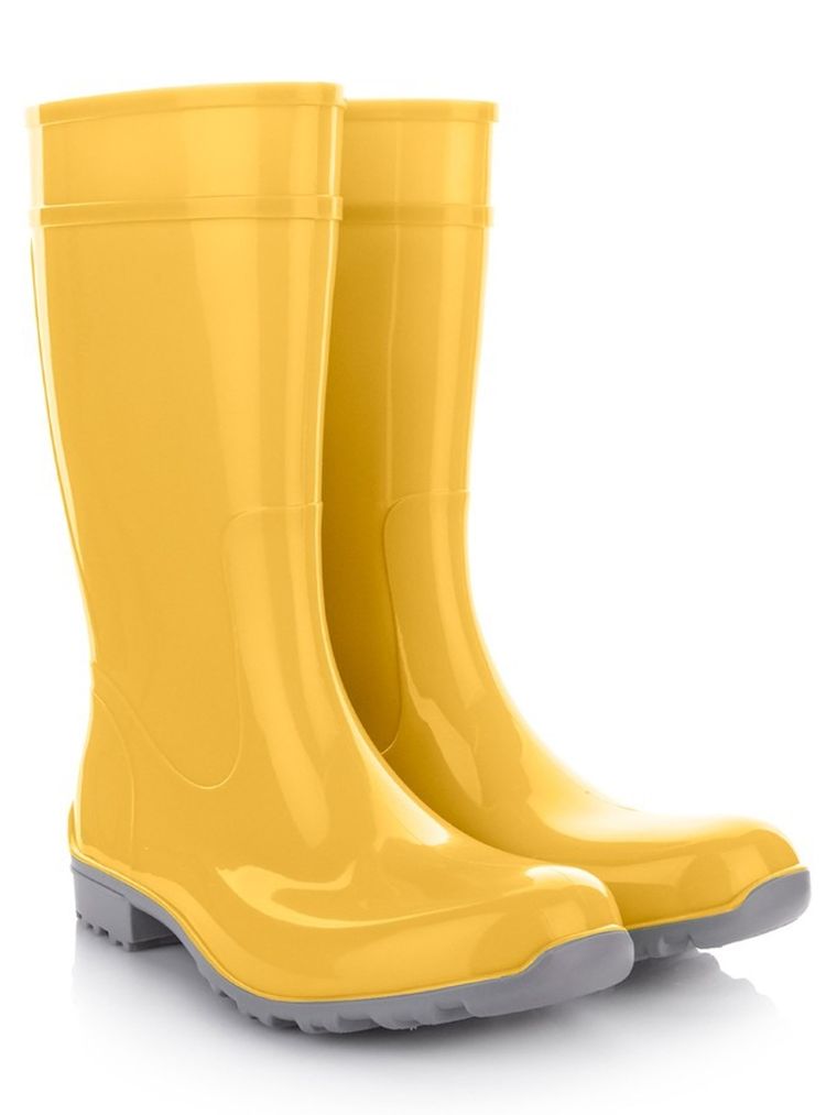 Kalosze damskie, żółte, Ilse, Lemigo