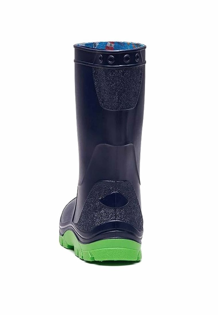 Kalosze dziecięce, granatowo-zielone, Realpaks
