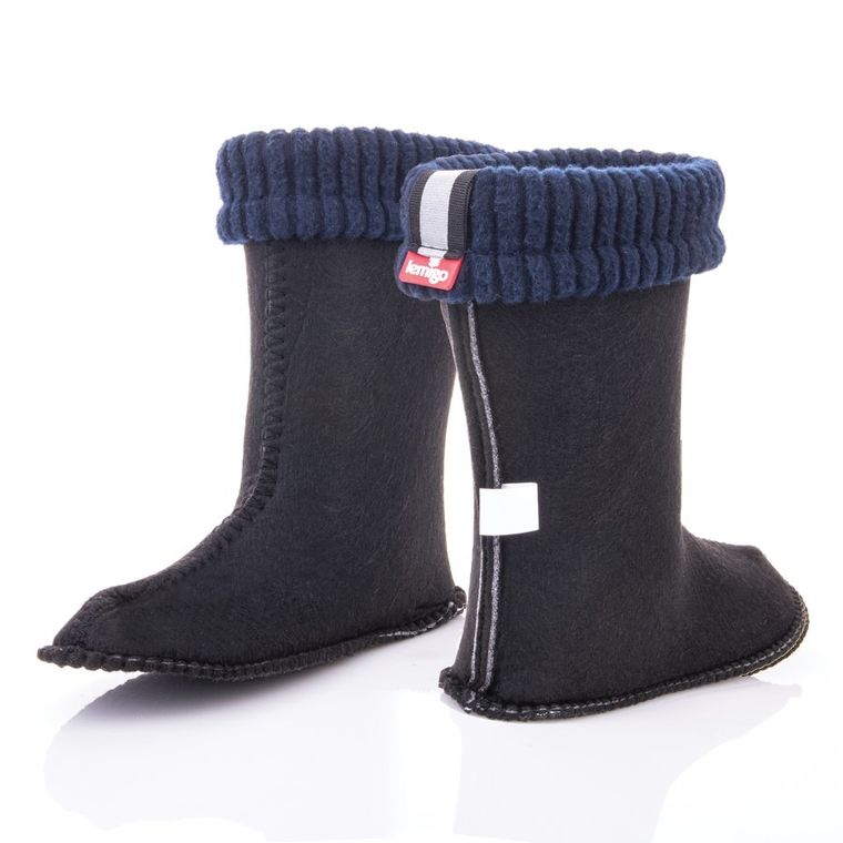 Kalosze dziecięce, niebieskie, ocieplane, Aspen, Lemigo