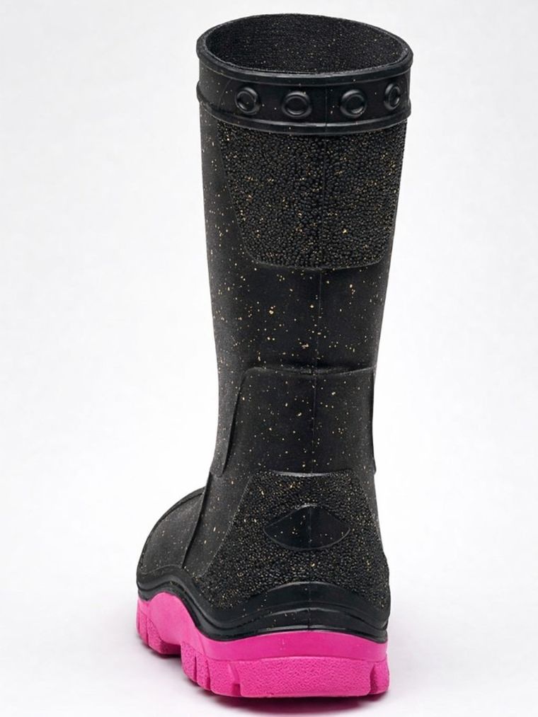 Kalosze dziewczęce, czarne, Realpaks