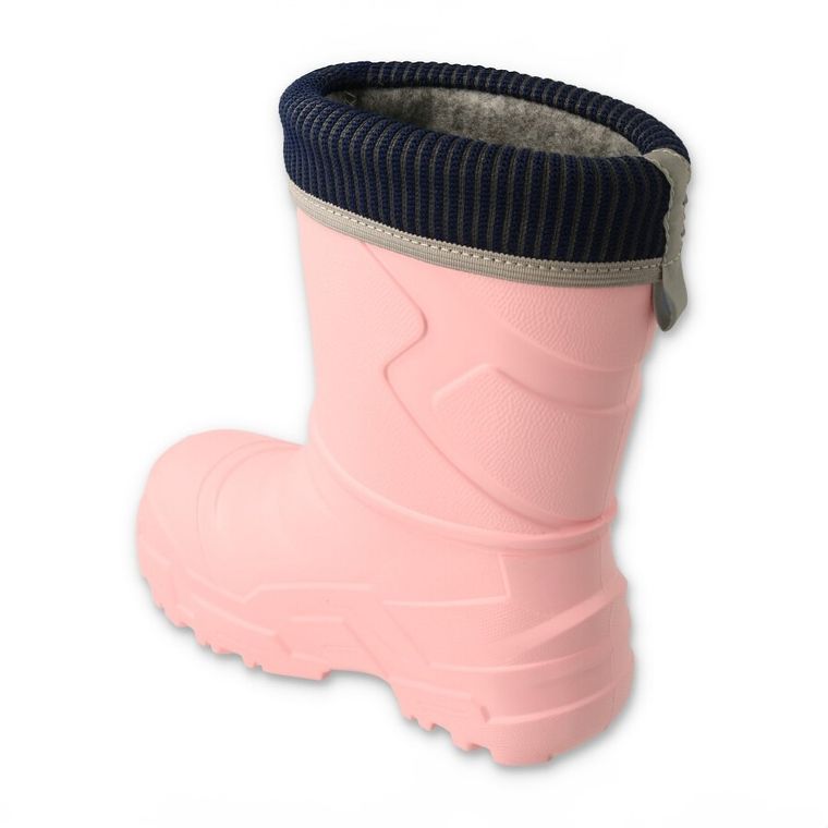 Kalosze dziewczęce, ocieplane, różowe, Befado
