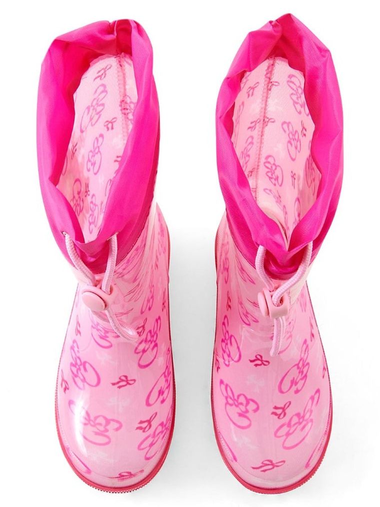 Kalosze dziewczęce, różowe, Myszka Minnie, Perletti
