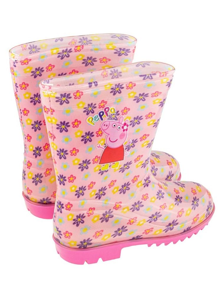 Kalosze dziewczęce, różowe, Świnka Peppa, Leomil
