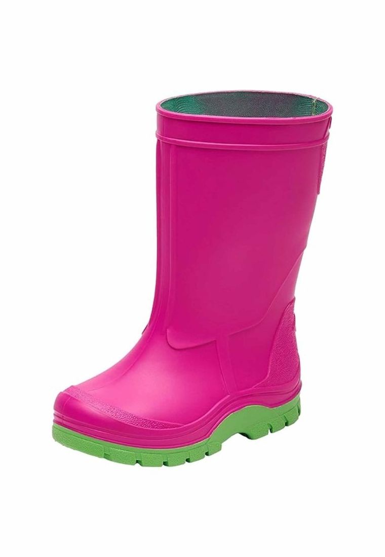 Kalosze dziewczęce, różowo-zielone, Realpaks