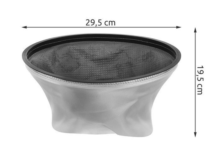 Kaminer, filtr materiałowy ognioodporny do odkurzacza