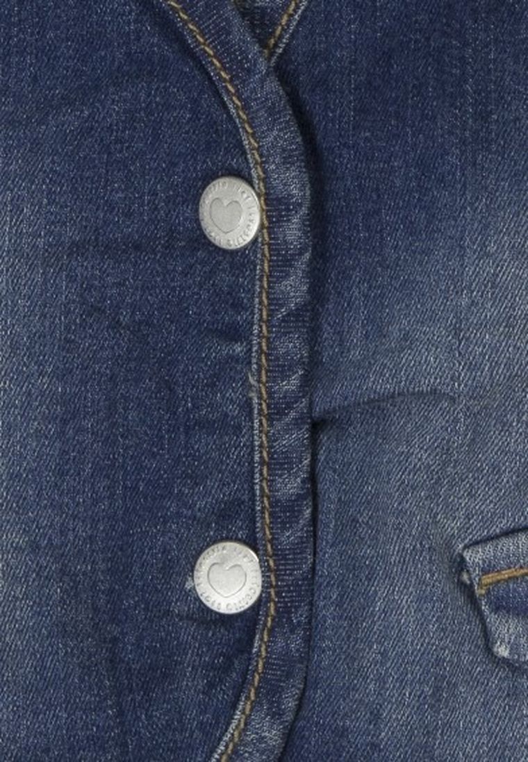 Kamizelka jeansowa dziewczęca, denim, Lief