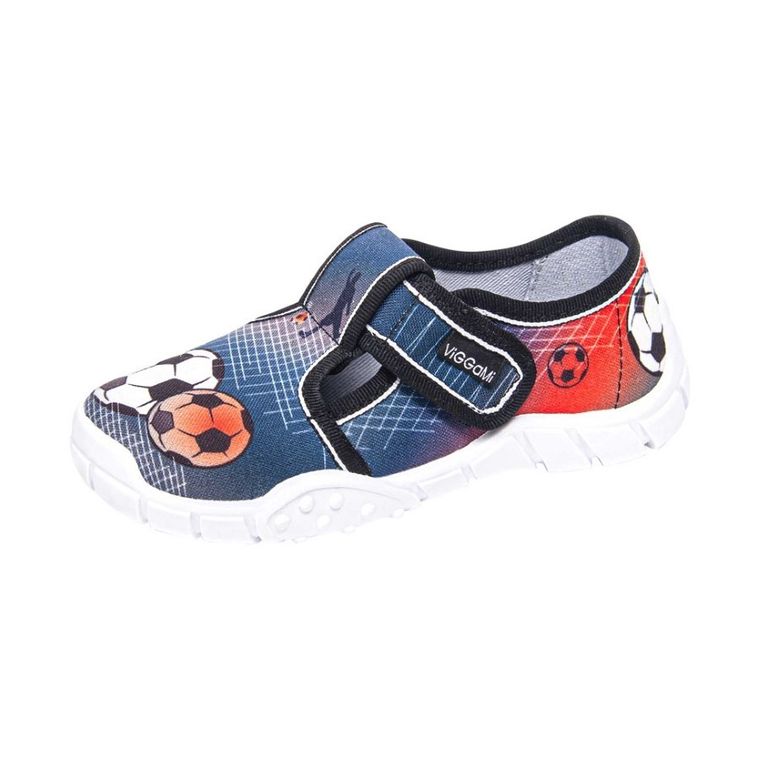 Kapcie chłopięce, białe, Vi-GGa-Mi