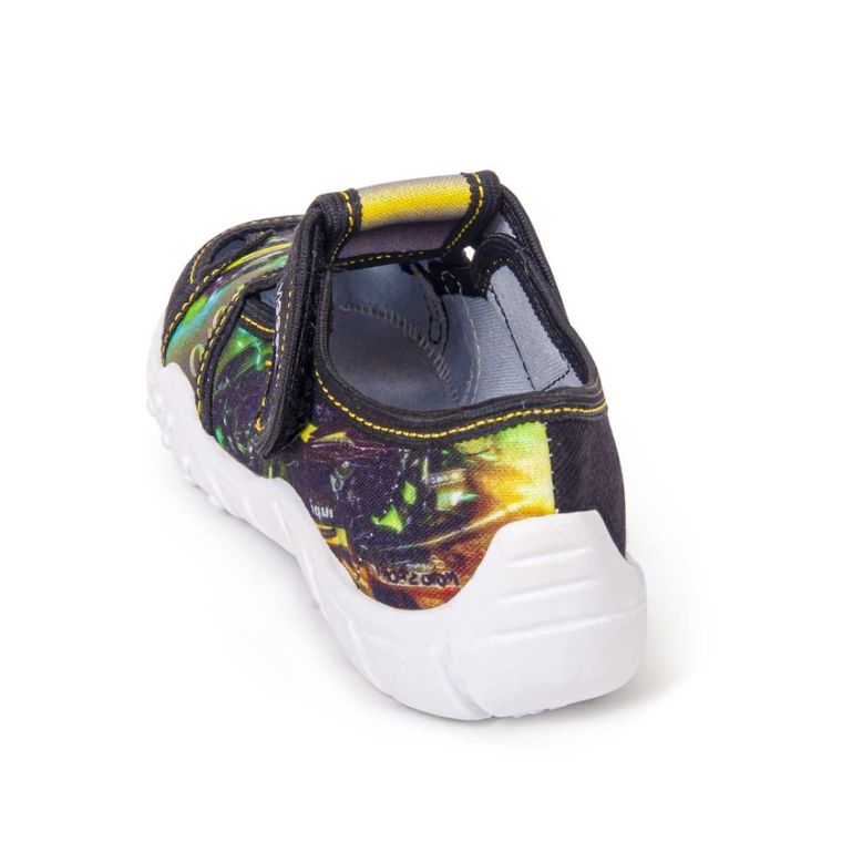 Kapcie chłopięce, czarne, Adaś, Vi-Gga-Mi