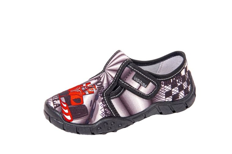 Kapcie chłopięce, czarne, Bruno, Vi-GGa-Mi