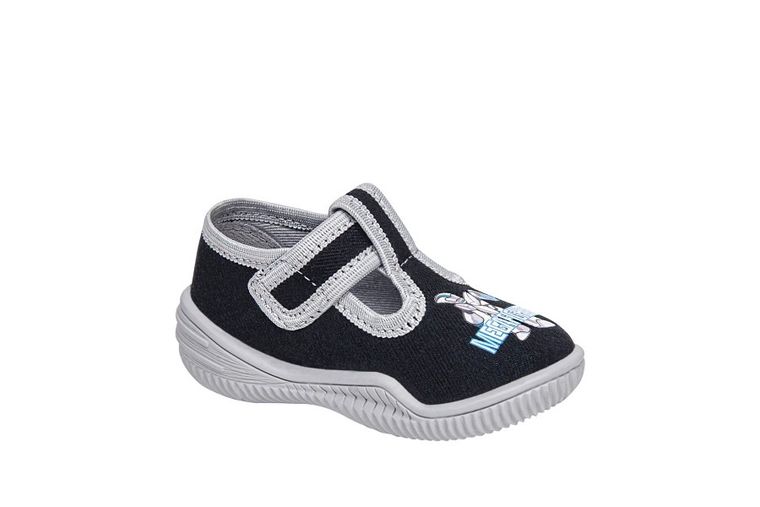 Kapcie chłopięce, czarne, Filip, Vi-GGa-Mi