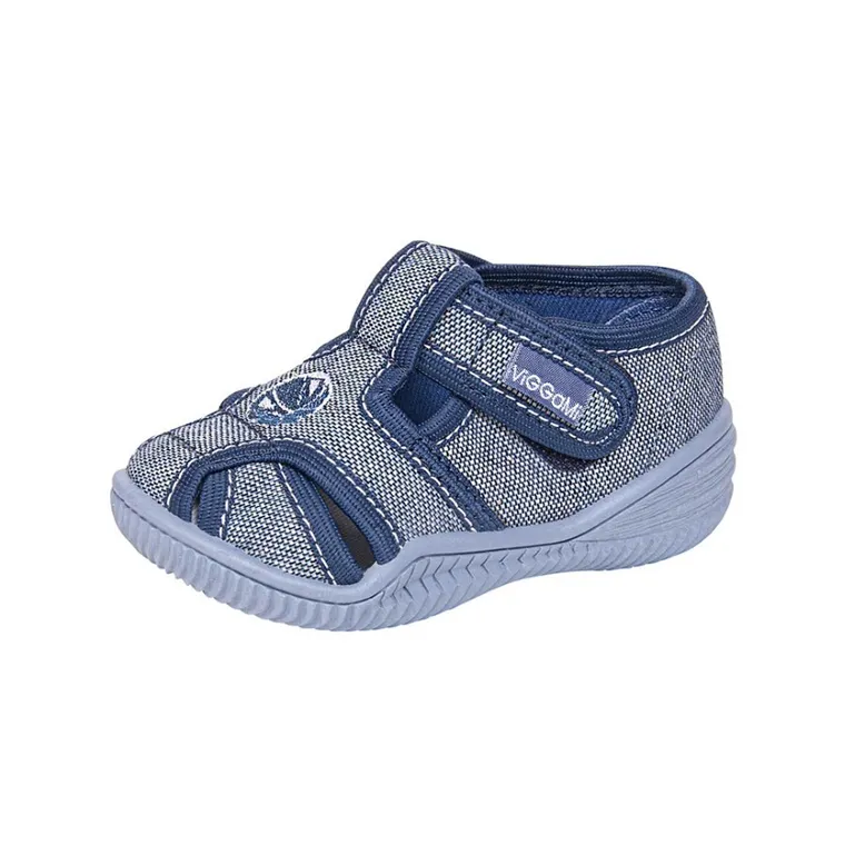 Kapcie chłopięce, denim, Vi-GGa-Mi