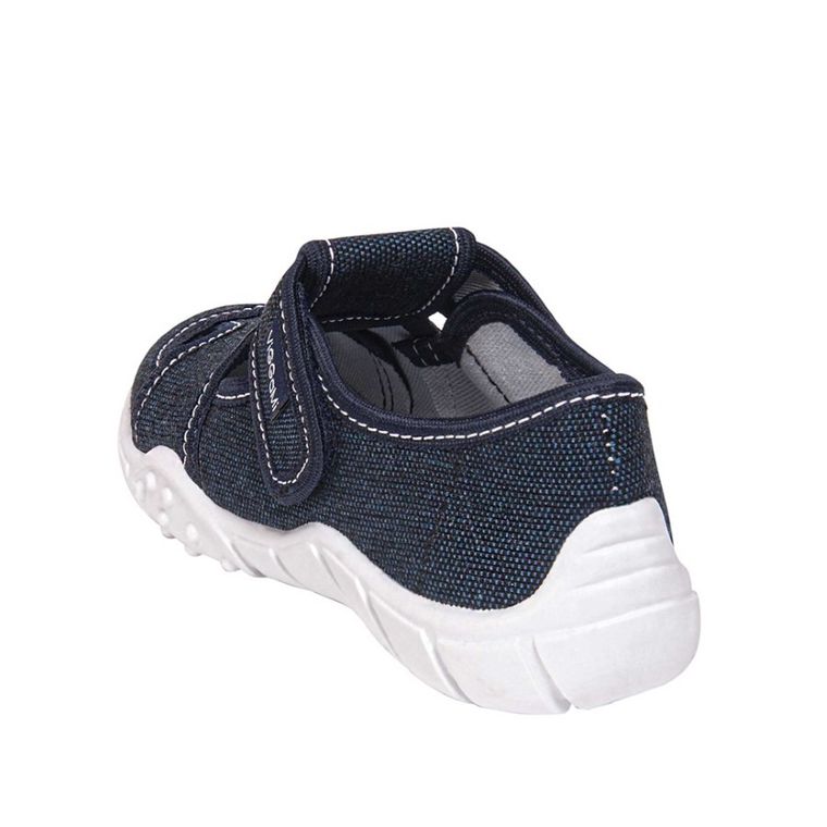 Kapcie chłopięce, granatowe, Adaś, Vi-Gga-Mi