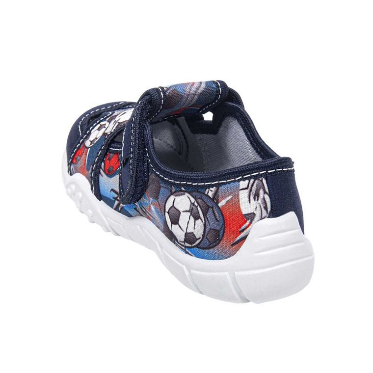 Kapcie chłopięce, granatowe, Adaś, Vi-Gga-Mi