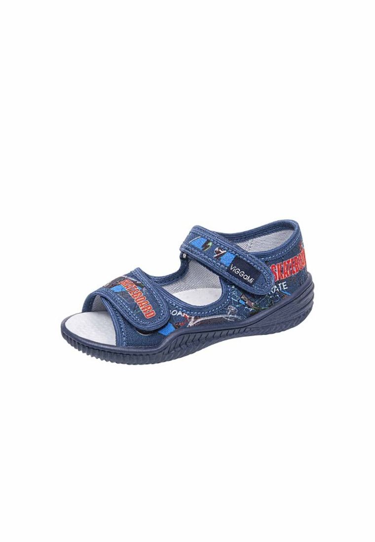 Kapcie chłopięce, granatowe, Daruś, Vi-GGa-Mi