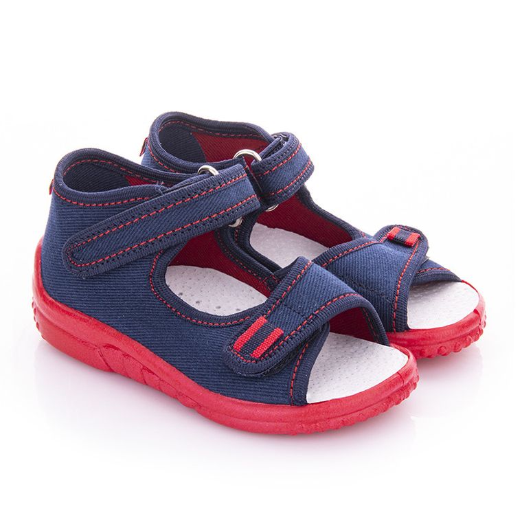 Kapcie chłopięce, granatowe, Emil, GoKids