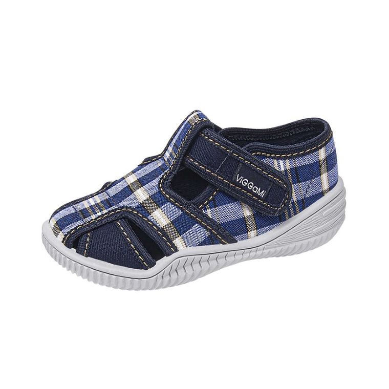 Kapcie chłopięce, granatowe, Michaś, Vi-Gga-Mi