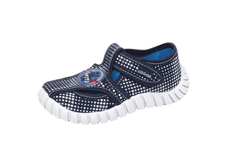 Kapcie chłopięce, granatowe, Tubiś, Vi-GGa-Mi