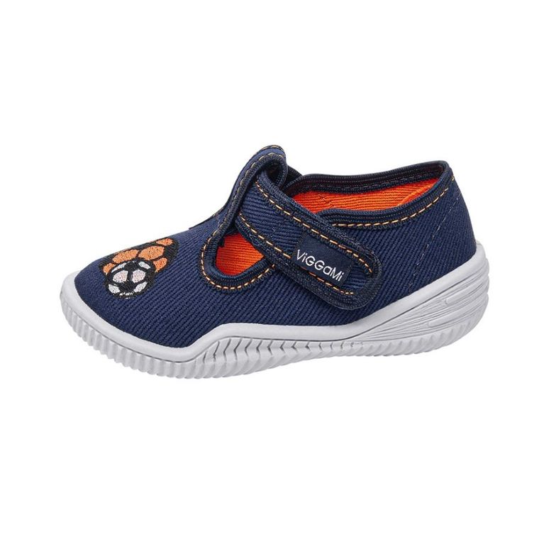 Kapcie chłopięce, granatowe, Vi-GGa-Mi