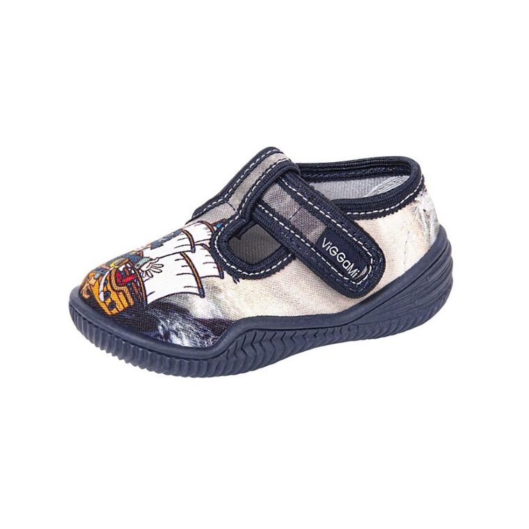 Kapcie chłopięce, granatowe, Vi-GGa-Mi