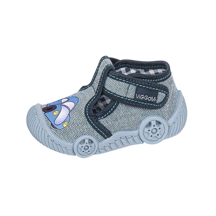 Kapcie chłopięce, niebieskie, Vi-GGa-Mi
