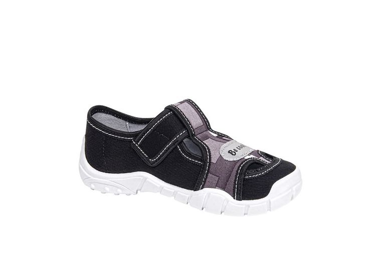 Kapcie chłopięce, szare, Adaś, Vi-GGa-Mi