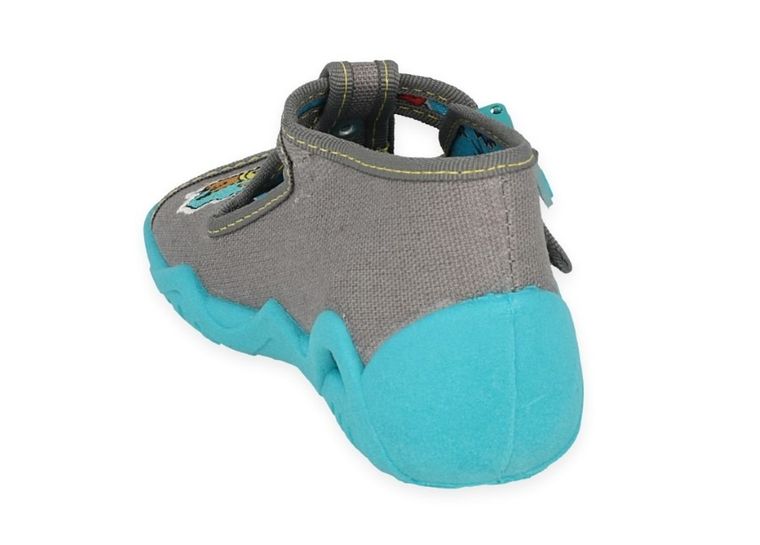 Kapcie chłopięce, szare, Befado