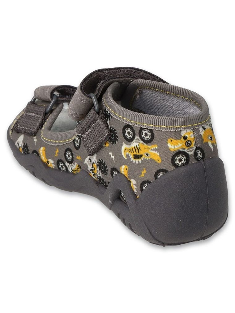 Kapcie chłopięce, szare, Befado