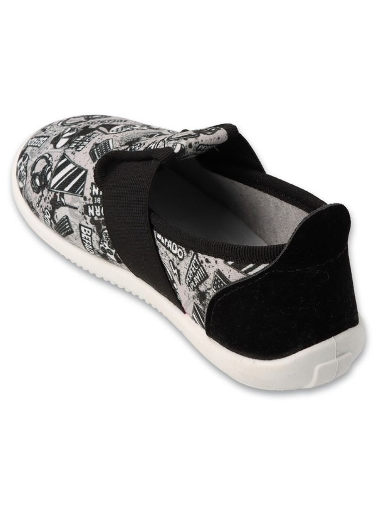 Kapcie chłopięce, szare, Befado