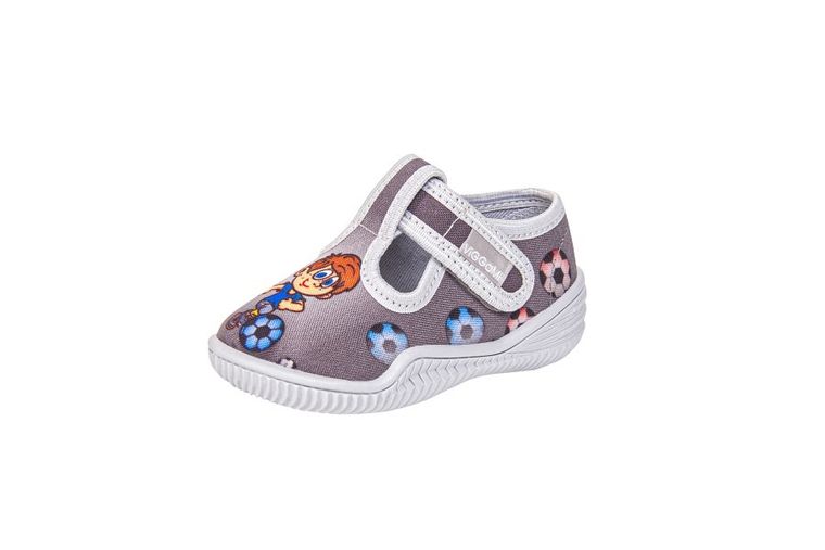 Kapcie chłopięce, szare, Lolek, Vi-GGa-Mi